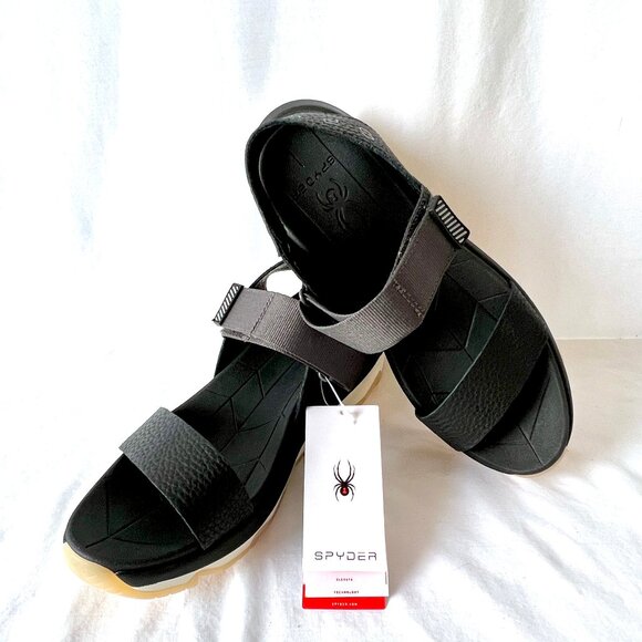 Spyder Women's Sandals, Black, Campie Wedge, Rebound Technology, Size 9.5 New - Picture 15 of 16
